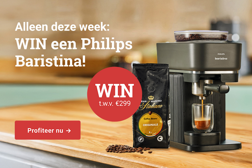 Baristina win actie Baristina win actie