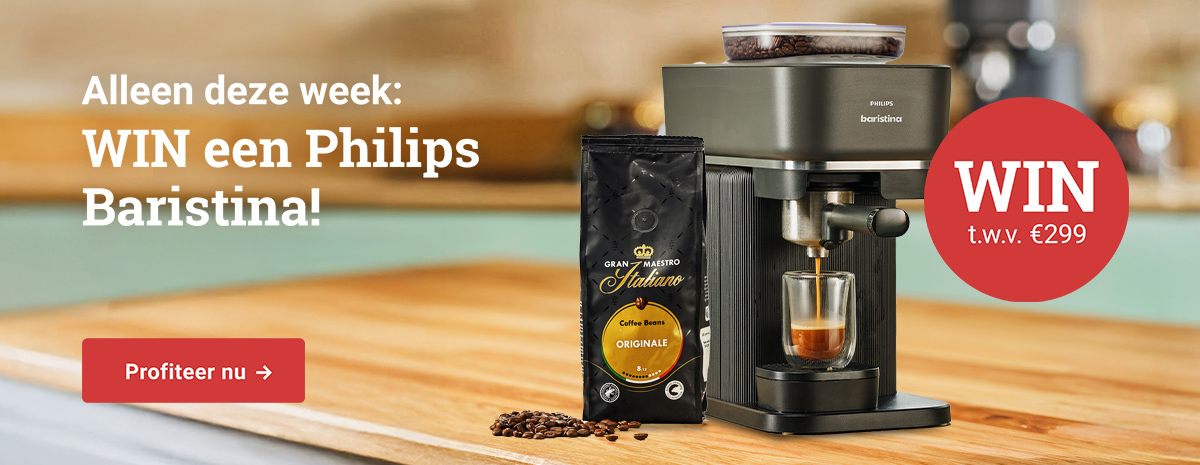Baristina win actie Baristina win actie